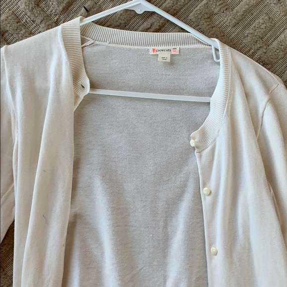 JCREW Girls or Ladies XS Cream Cardigan - Picture 2 of 2